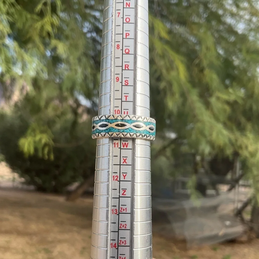 Native American Turquoise Band - Picture 7 of 7
